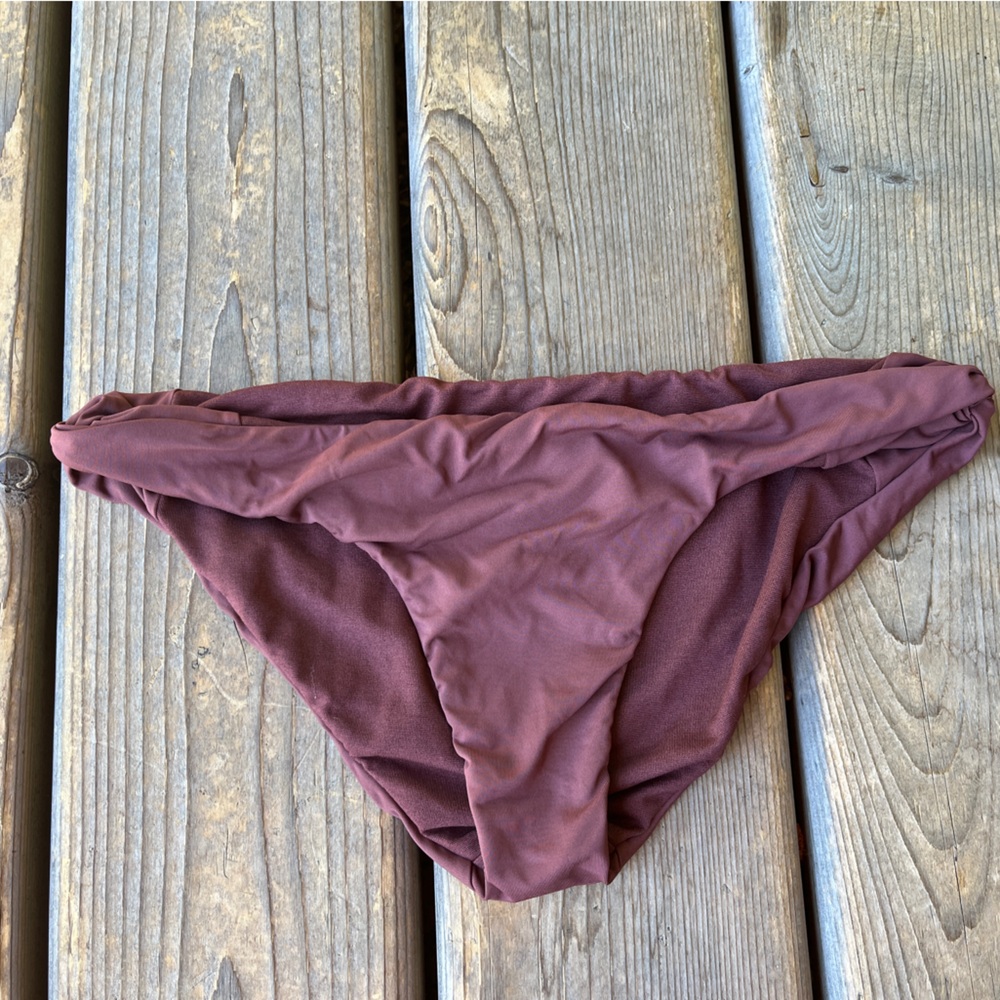 Billabong Women’s Sol Searcher Lowrider Bikini Bottom Brown Size Small